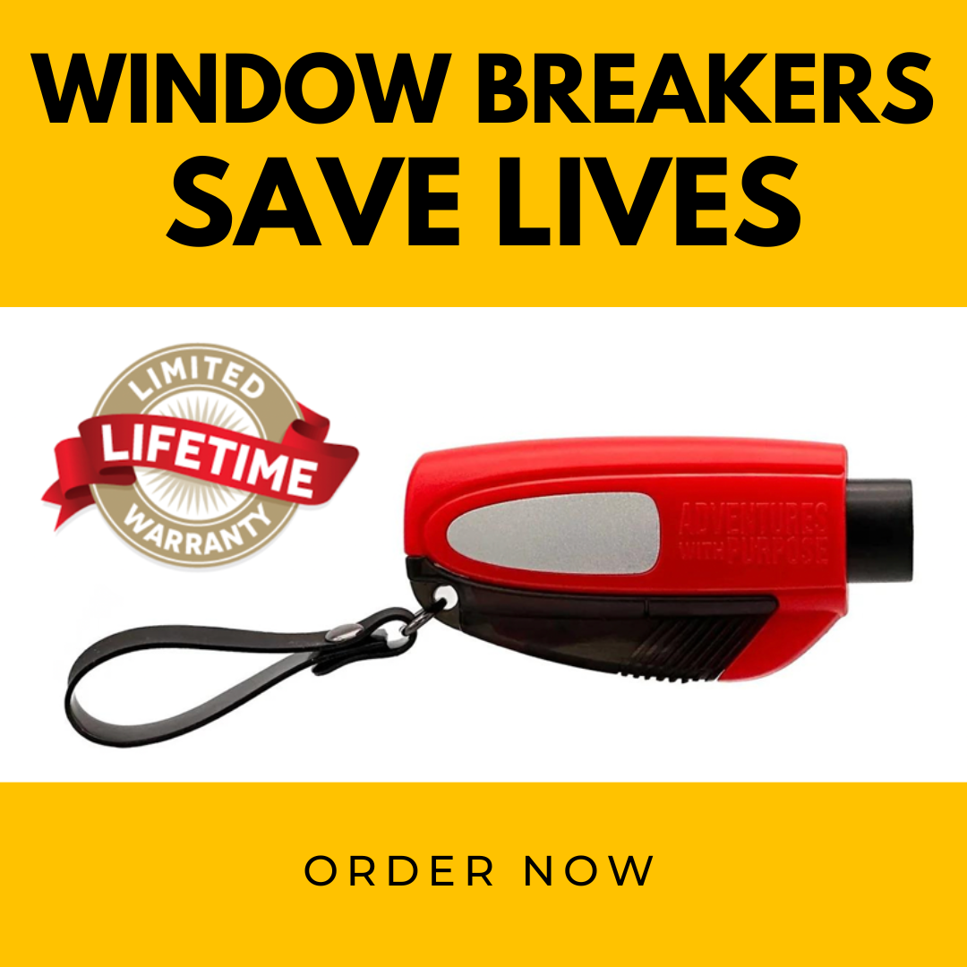 2-in-1 Safety Hammer & Seatbelt Cutter
