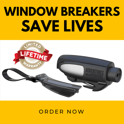 2-in-1 Safety Hammer & Seatbelt Cutter